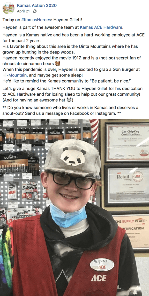 heroes hayden gillett article